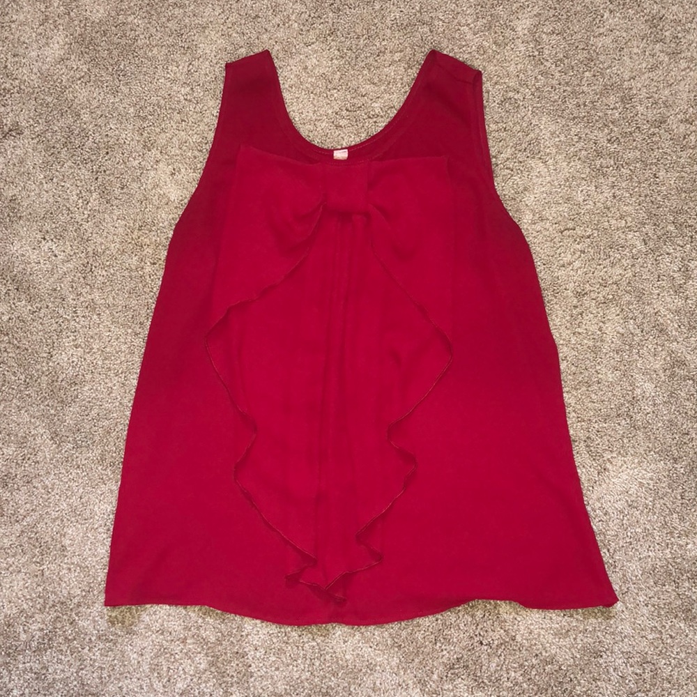 Flow red tank top